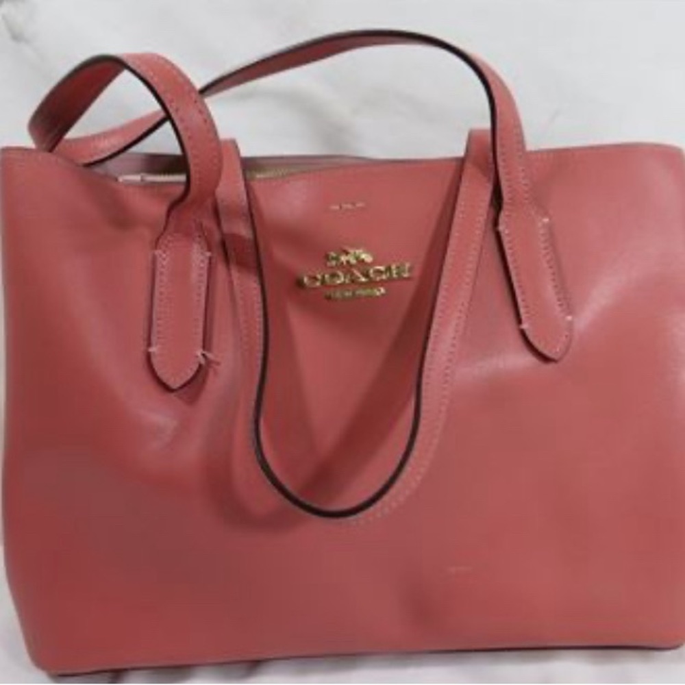 NEW Coach Avenue Caryall in Rose Petal/Carnation - Picture 2 of 8